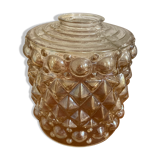 Amber glass swing vintage shade