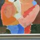 Hans Osswald (1919-1983), Swedish Figurative Abstract Painting, 1960s, Oil on Canvas