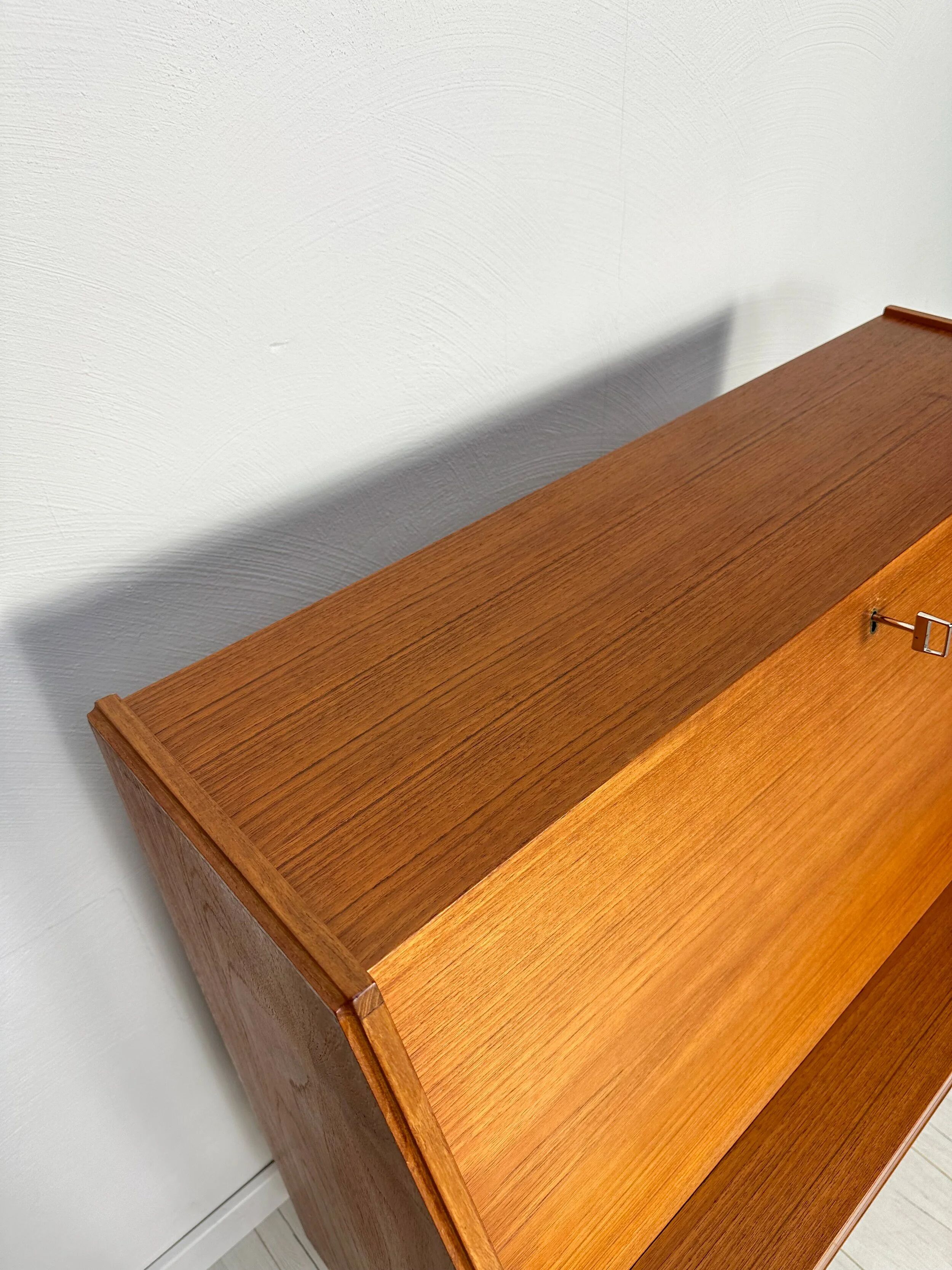 1960s Vintage Danish Teak Secretary by Dyrlund