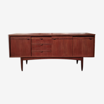 Enfilade en teck scandinave des années 1960