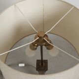 Lampe de table Hansen Lighting en bronze, États-Unis 1960