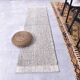 2x8 Pinstriped Handmade Wool Turkish Runner Rug, 67x250Cm