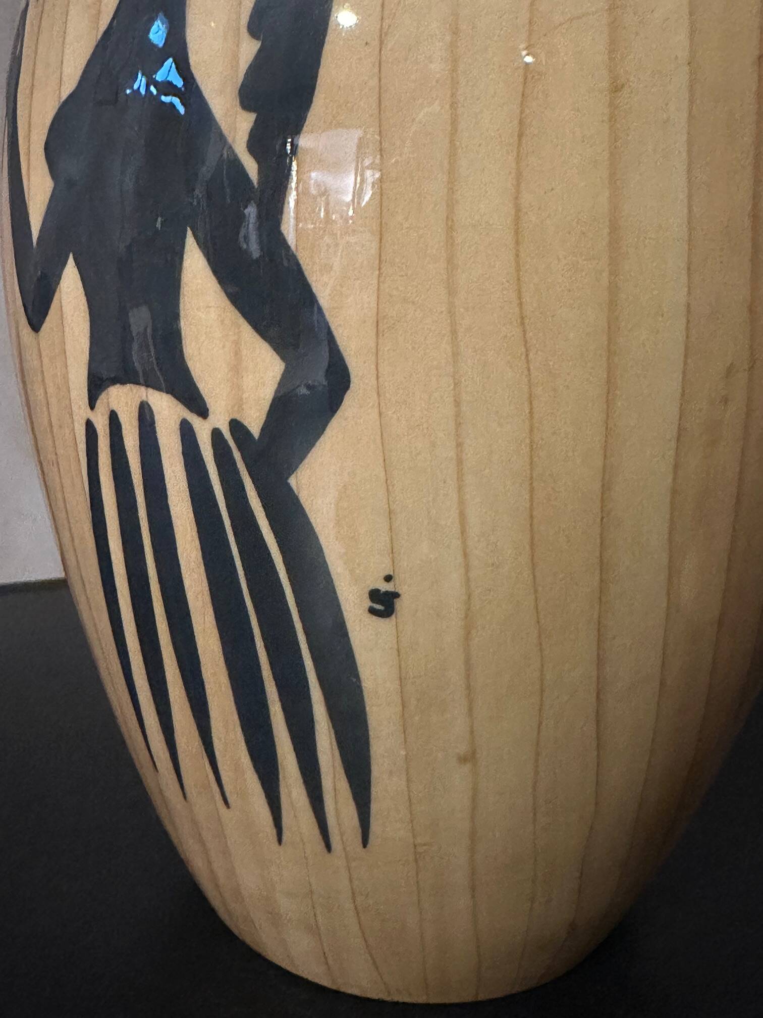 Pitcher and 2 glasses Vallauris