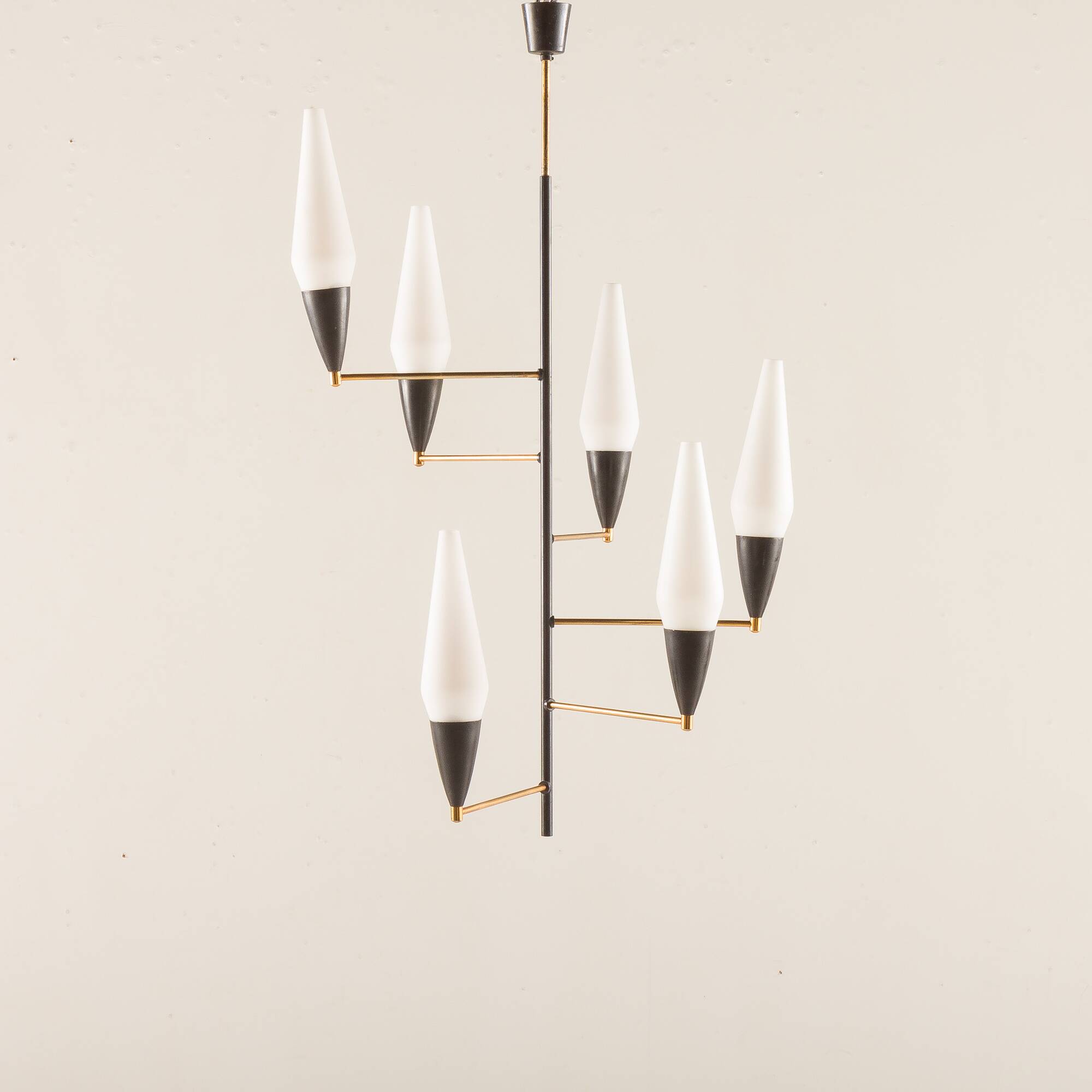 Lustre italien de style Stilnovo, années 1960