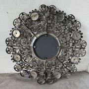 Miroir mexicain vintage en métal