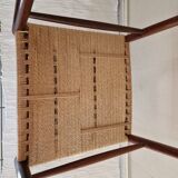 Chaise danoise en teck et corde