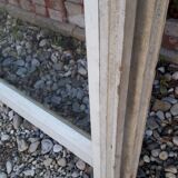 Wooden canopy 3 windows with bellows and abbatant
