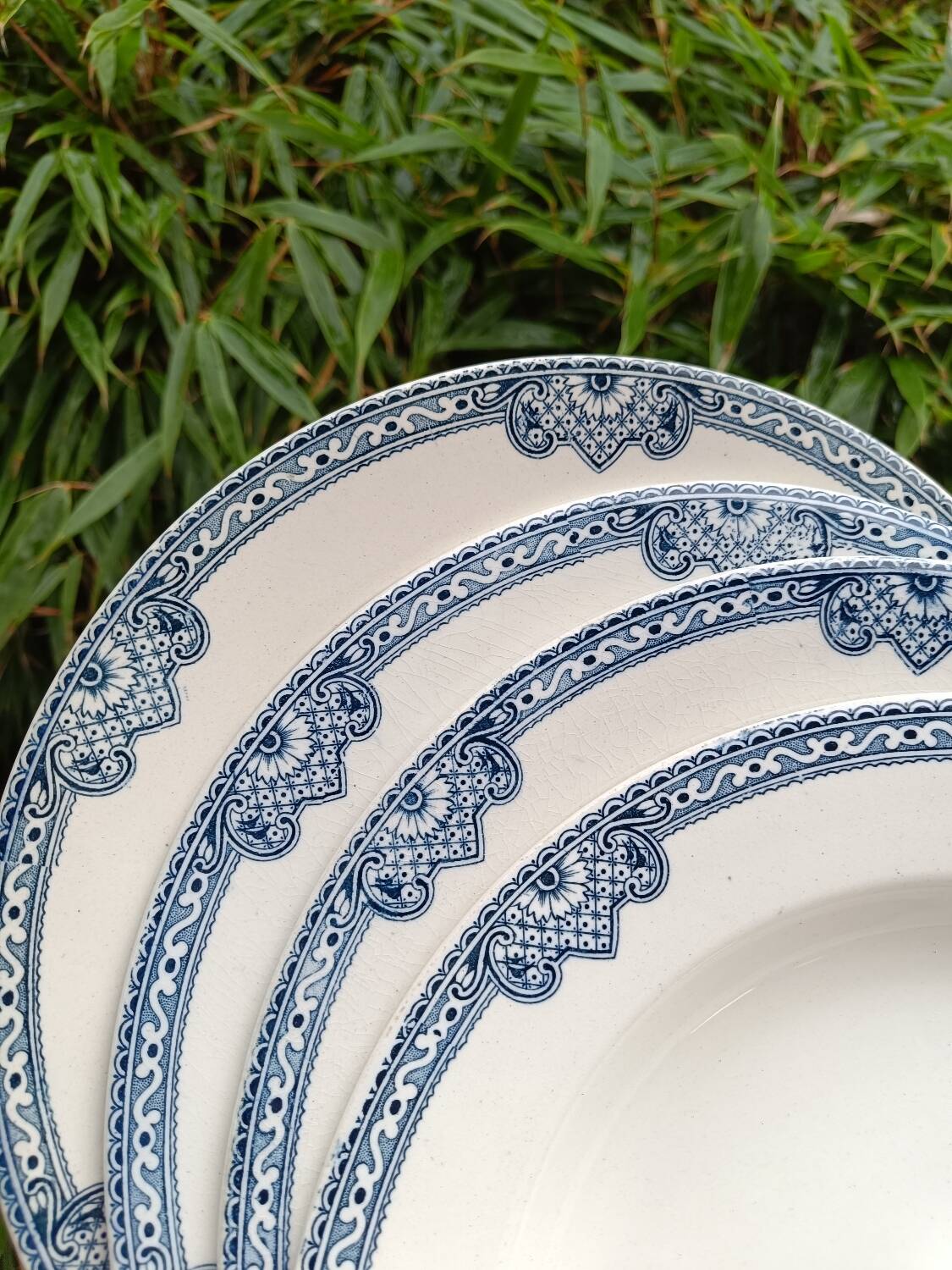 Set of iron earth plates