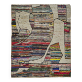 Tapis boho recyclé turc fait main 252 cm x 321 cm
