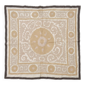Vintage hand-embroidered tablecloth 123x135 cm