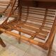With integrated nightstands vintage rattan bed