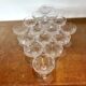 Service of 62 pieces cut crystal glasses