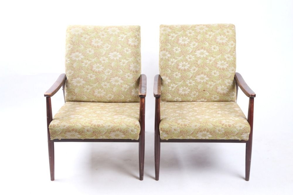 Flowers vintage 1970 Czech Republic s chairs