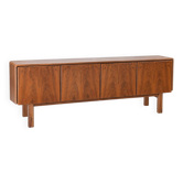 Large walnut sideboard – Restored vintage Scandinavian buffet