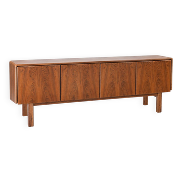 Large walnut sideboard – Restored vintage Scandinavian buffet