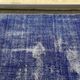 Oushak Rug Navy 7x10 Turkish Rug -Overdyed Rug Cobalt, Rug Living Room