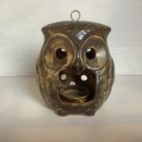 Owl ceramic photophore