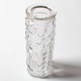 Vintage Stylish Pressed Glass Bubble Vase Designed by Vladislav Urban / 196