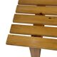 Vintage Scandinavian modern pinewood slatted bench from the 1960's