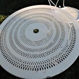 Old wrought iron garden furniture