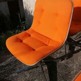 Set of 4 vintage Steelcase Strafor office chairs by Randall Buck.