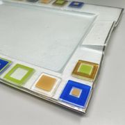 1970s Astonishing Tray By Albatros in Murano Glass. Made in Italy