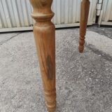 Farmhouse table turned foot and light wood 250cm