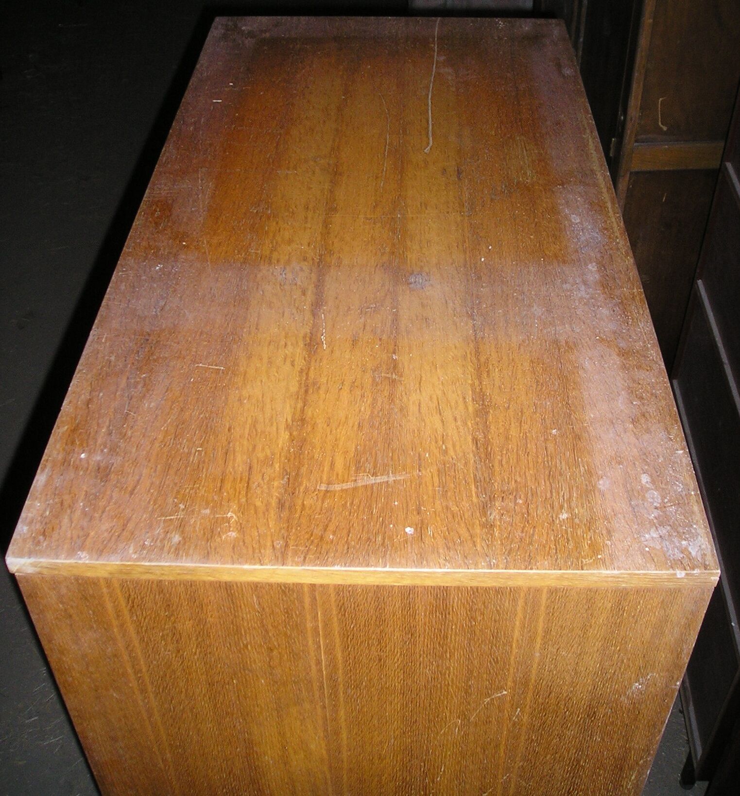 Showcase - Brissac secretary 1960 in oak and veneer