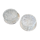 Pair of 50s wall/ceiling lights
