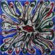 Salvador Dali: Mouth with a Thousand Eyes, original signed ceramic.