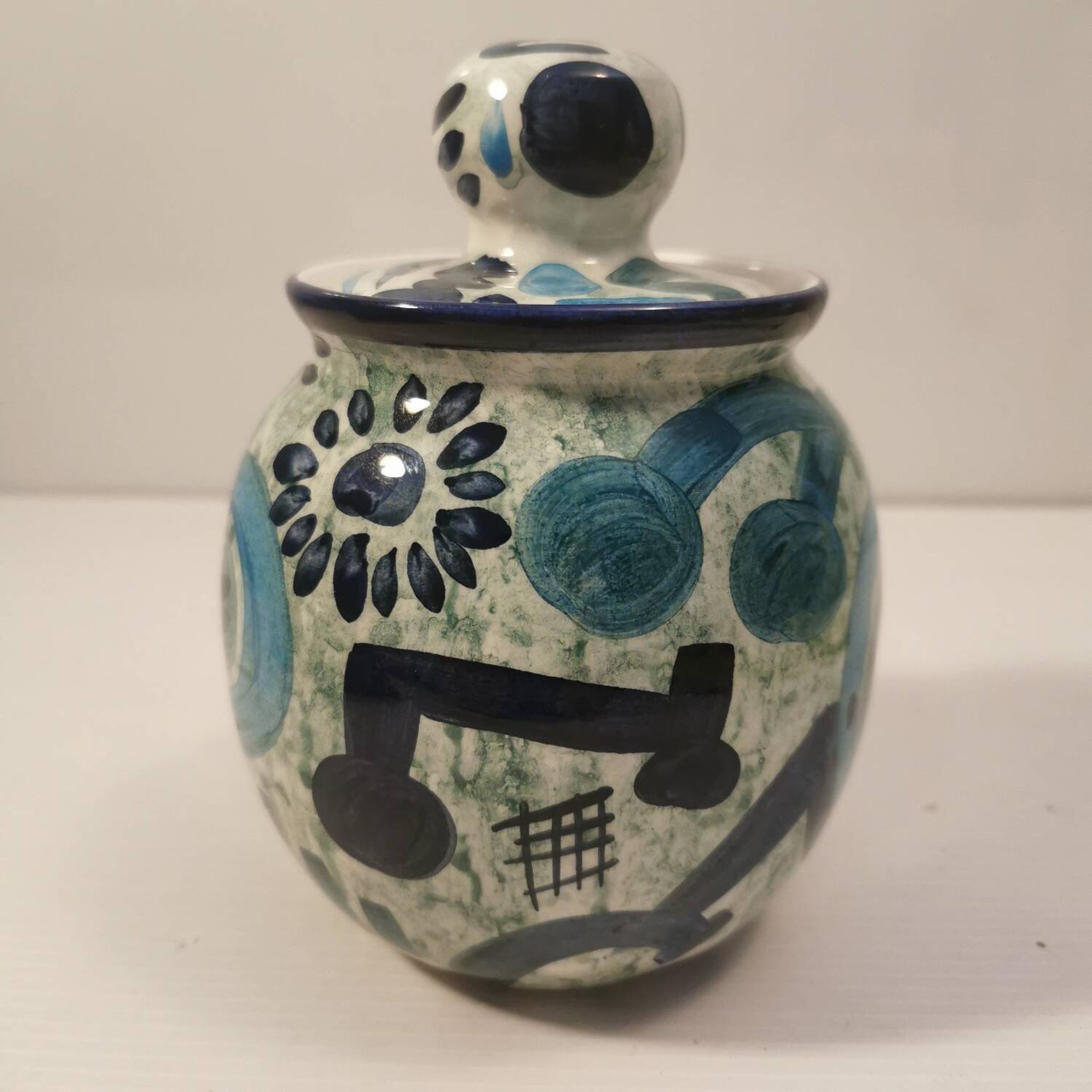 Pretty Vintage Box/Pot Handmade and Signed Below