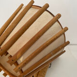 Vintage bamboo wall lamp