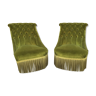 Pair of toad armchairs 1930