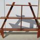 Massive teak pyramidal shelf