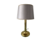 Vintage brass lamp from the 1970s.