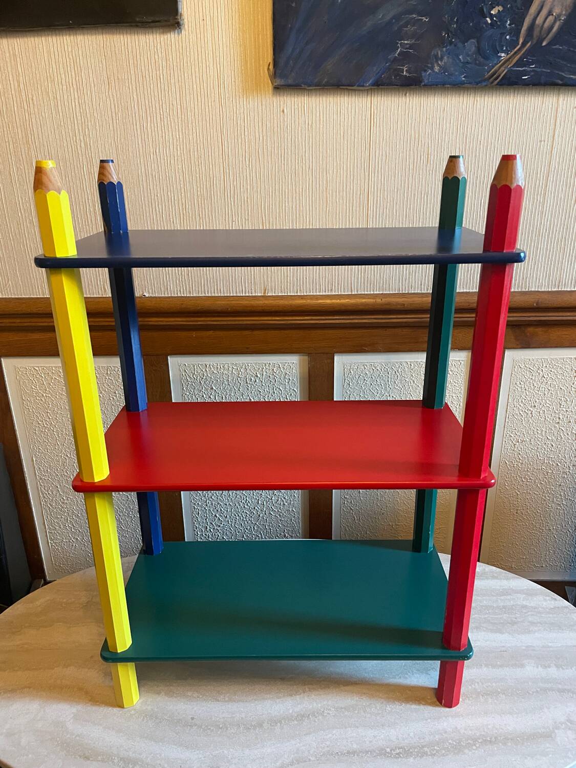 Étagère crayon Pierre Sala 1980