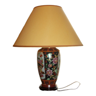 Porcelain table lamp Floral pattern