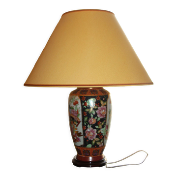 Lampe de table en porcelaine Motif floral