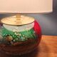 Lamp "Laque Line" Jean-Noël Bouillet (JNB) - Painted Glass Globe Signed