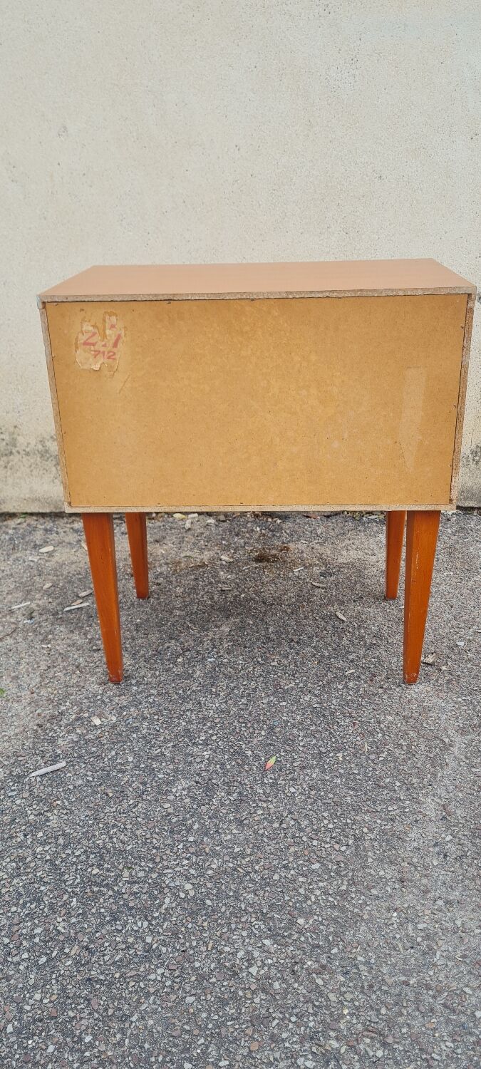 Scandinavian bedside table 1970