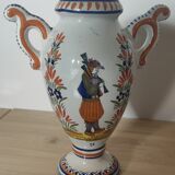 Old pair of vases Henriot Quimper