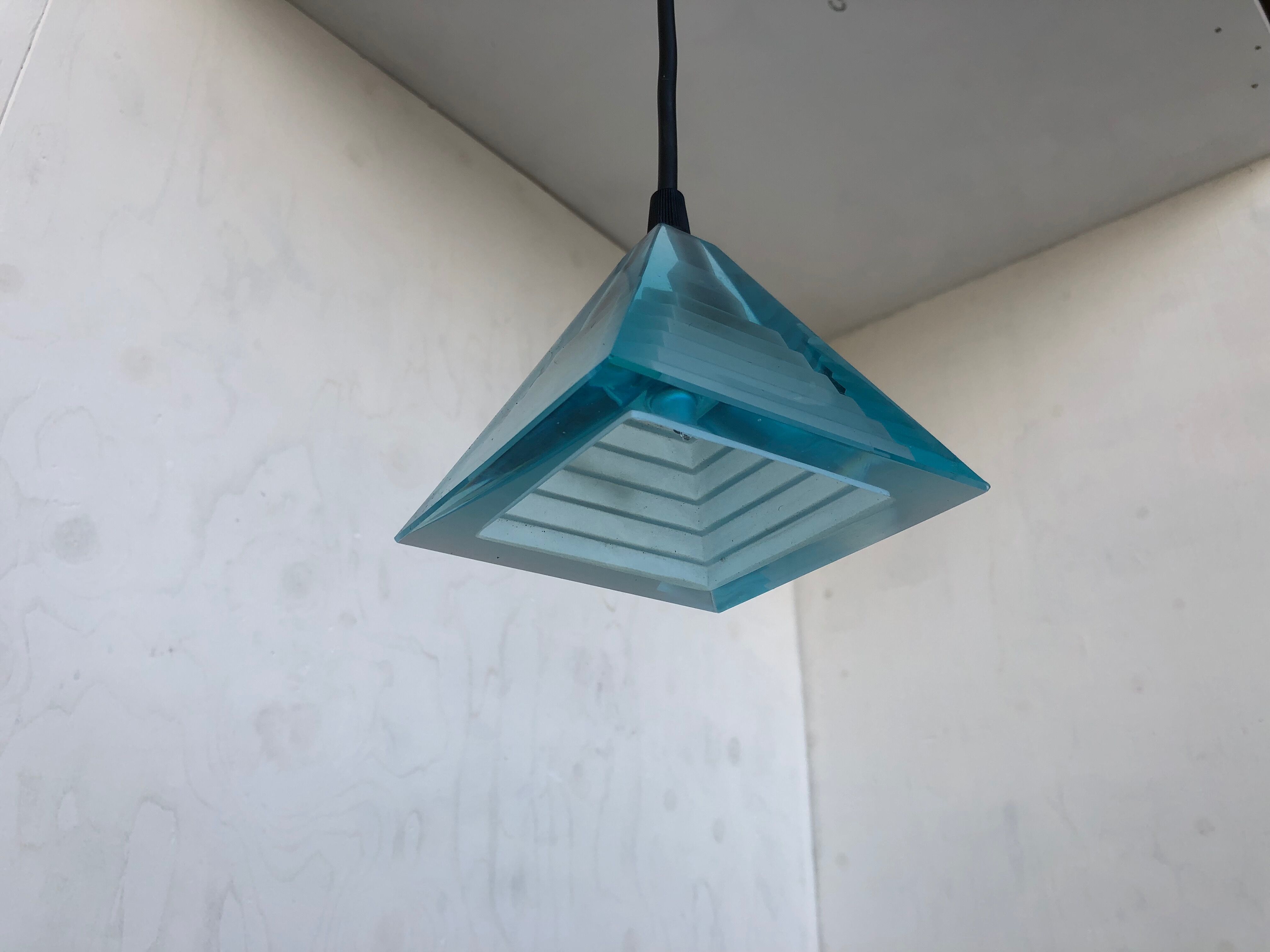 Mazzega Murano Halogen lamp from the eighties