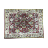 Tapis ancien agra français janus point lys 250x350 cm