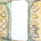 Decorative plaster mirror from the 70s