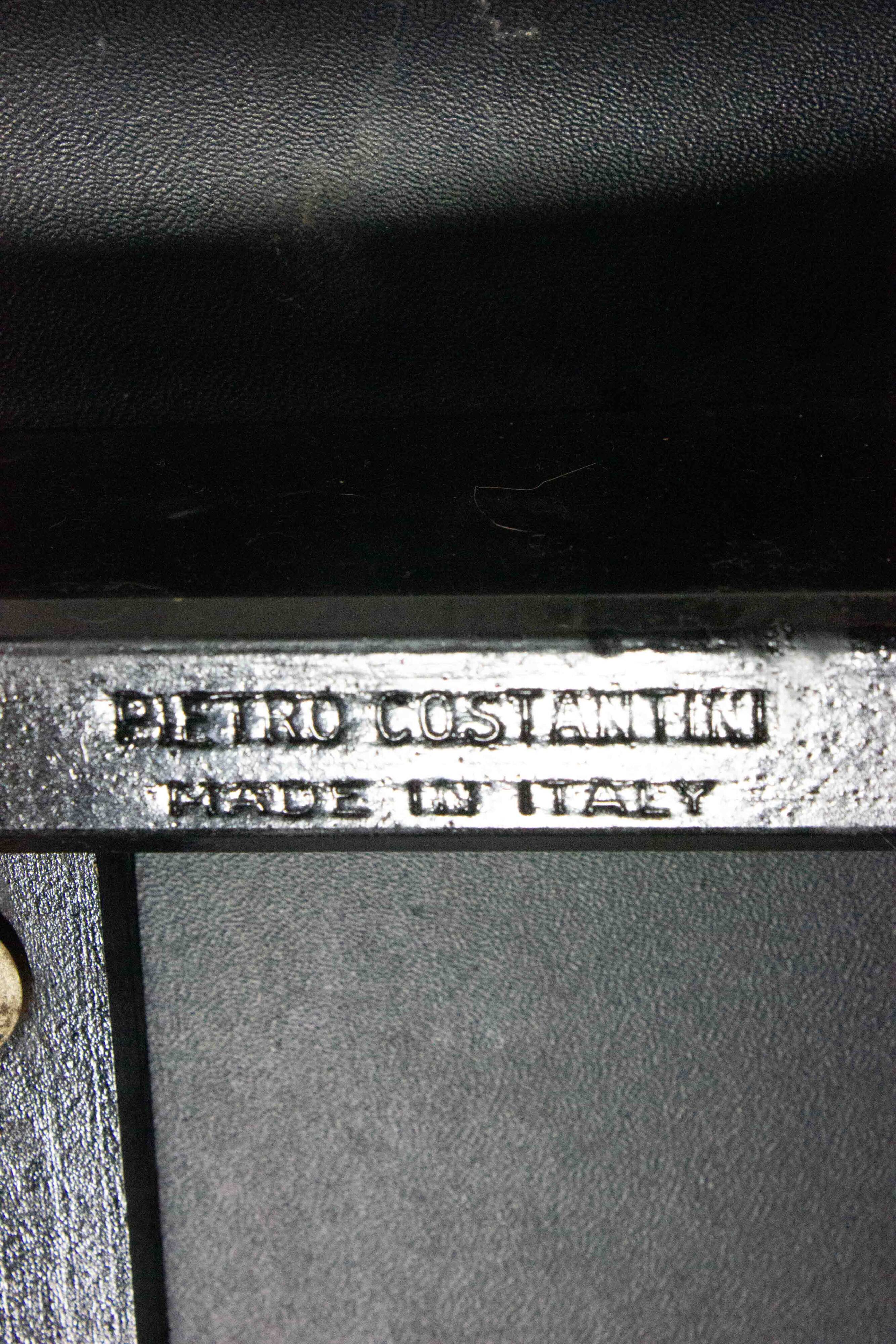 Elegant postmodern dining chairs by Pietro Costantini, Italy 1980s