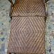 Chair long vintage rattan