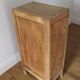 Raw wood chest of drawers
