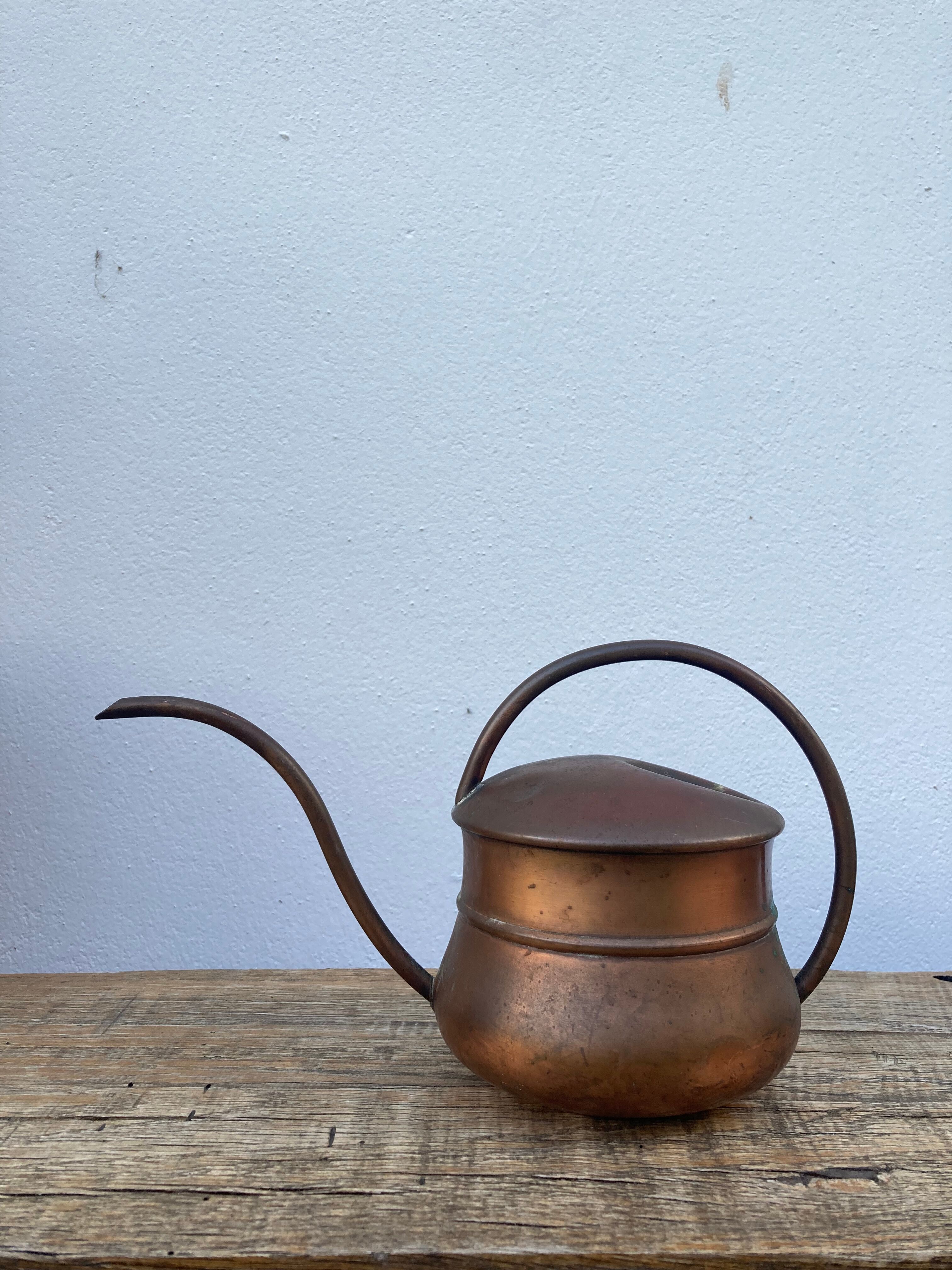 Old vintage copper watering can 1960 / 1970
