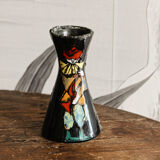 Pierrot diabolo vase, ceramics from San Marino