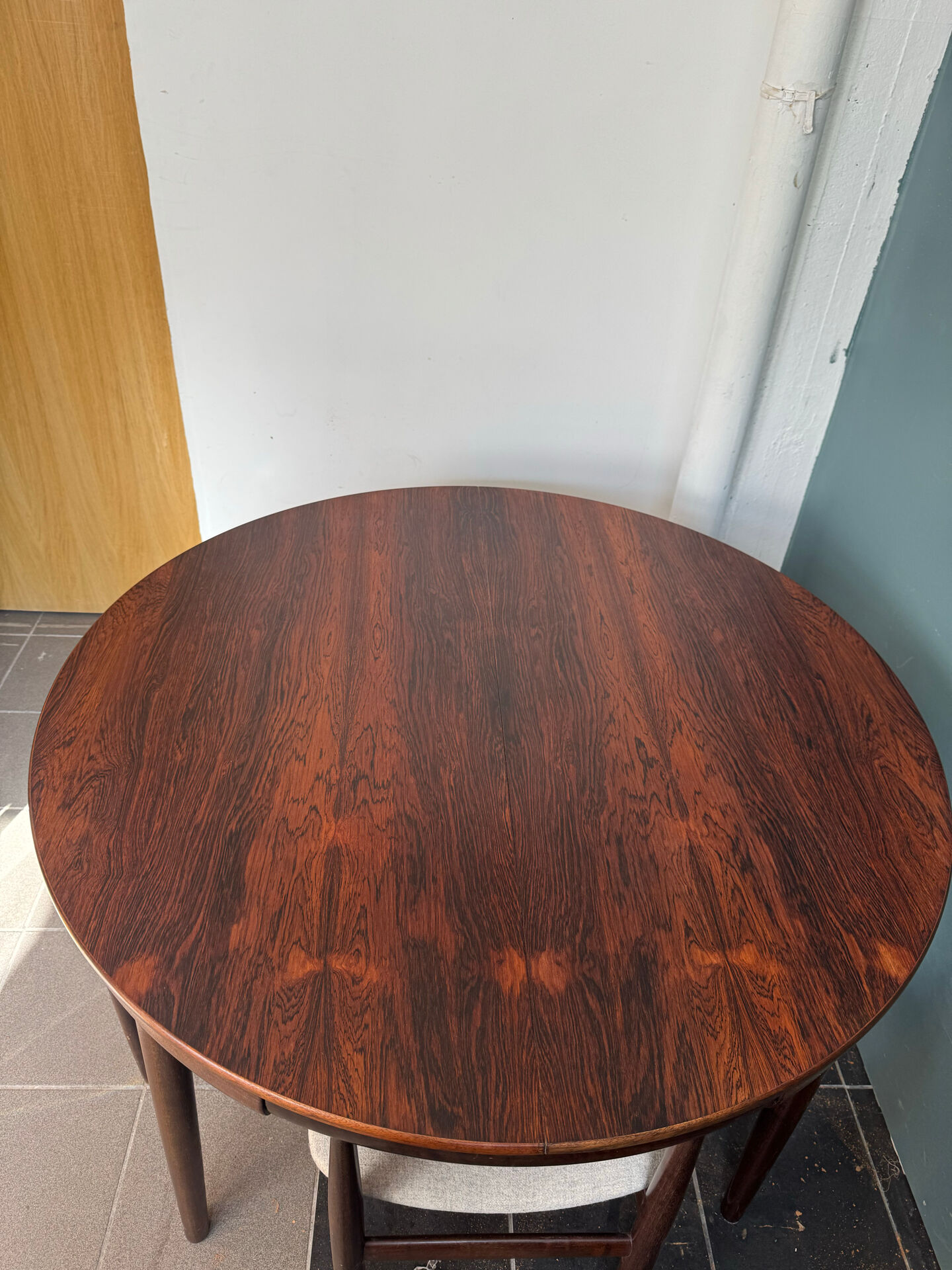Rare Hans Olsen Roundette dining set, Denmark (1960s)